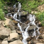 Яблунецький перевал, водоспад